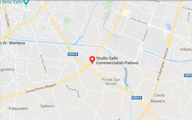 mappa studio gallo padova